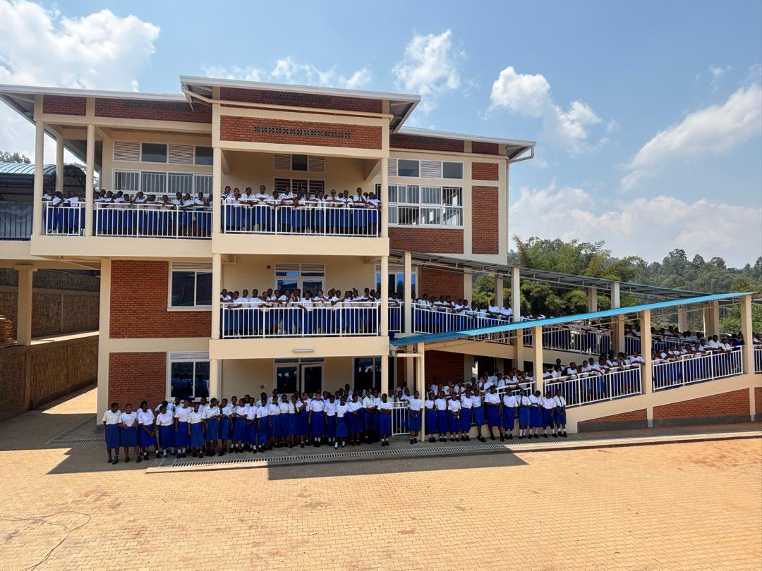 A group of smiling, successful students